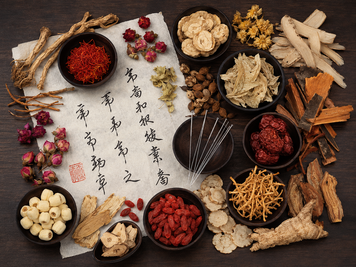 Ervas da medicina chinesa